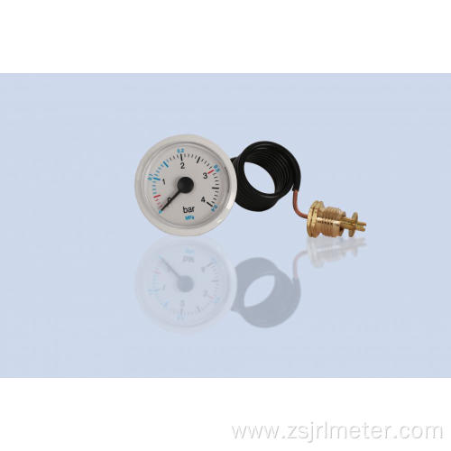 Pressure gauge with Capillary